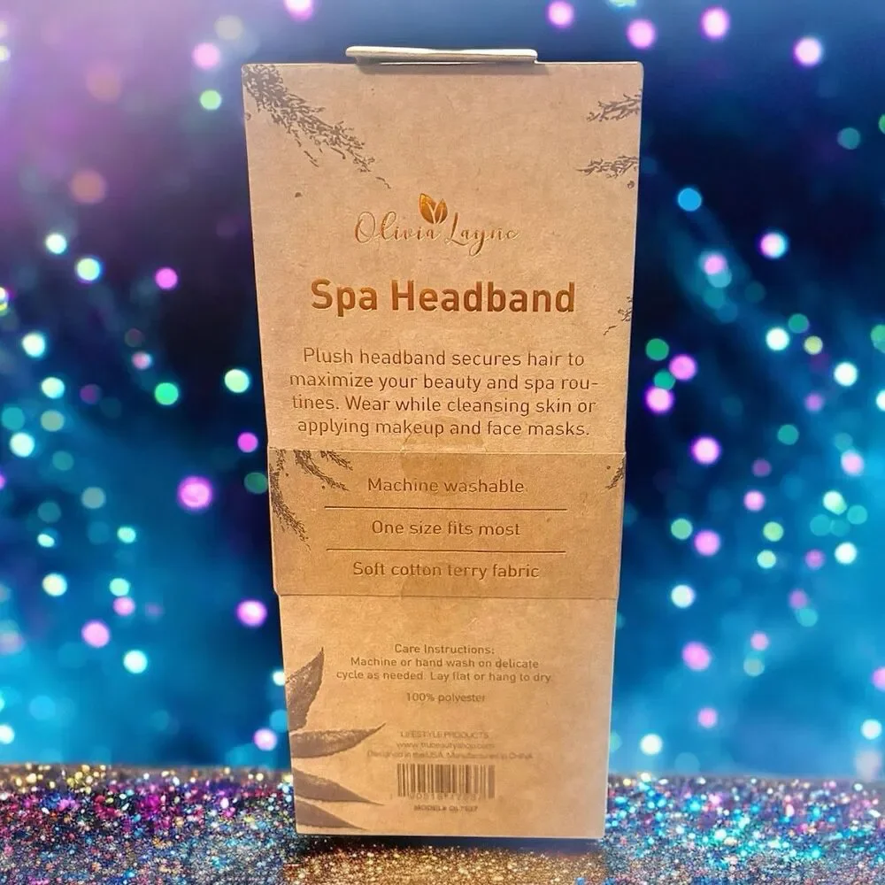 OLIVIA LAYNE Spa Headband BRAND NEW IN BOX